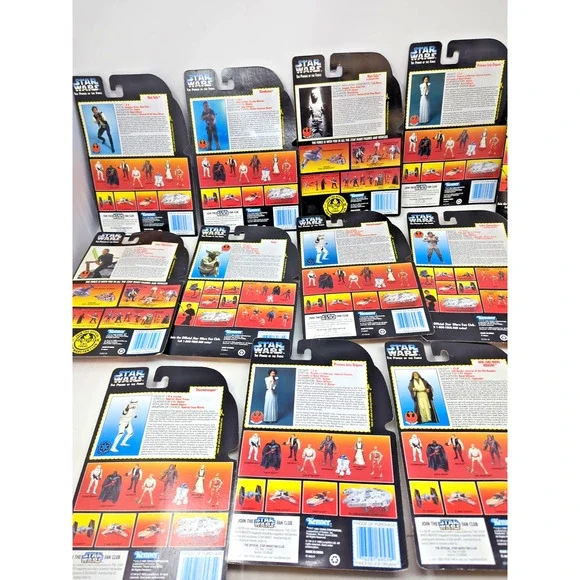 Lot of 14 - 1995 Star Wars The Power of the Force Red Card Action Figure Kenner - Picture 7 of 8